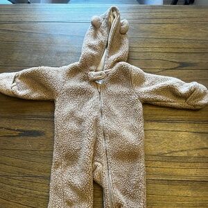 Baby fuzzy bear outfit